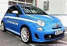 Automobiles Highlight: Der Polzia Fiat 500 Abarth. Foto: BILSTEIN/Auto-Reporter.NET